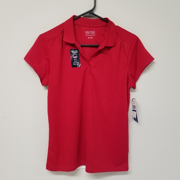Nautica Shirts & Tops Nautica School Uniform Red Polo Girl Shirt
